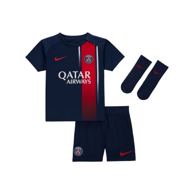 Completo Paris Saint-Germain FC Home Kit 2023-2024 da Neonato