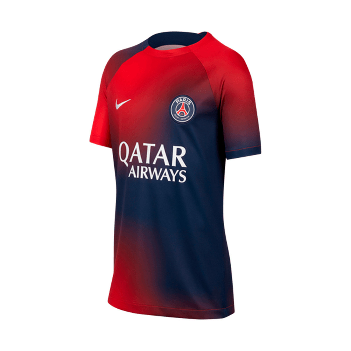 Paris Saint-Germain Short-Sleeve Football Top - University Red