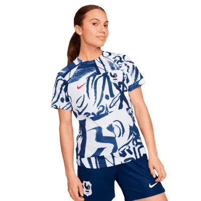 Maglia Francia Pre-Match Mondiale Femminile 2023 Donna