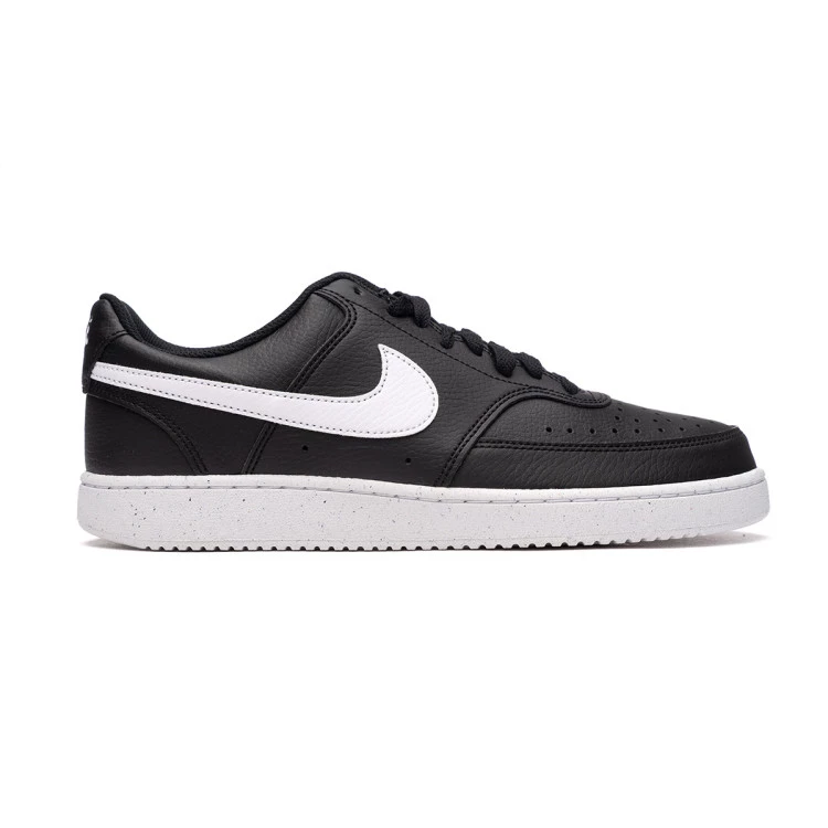 Nike - Zapatilla Court Vision Low Next Nature, Unisex, Black-White, 9,5 USA