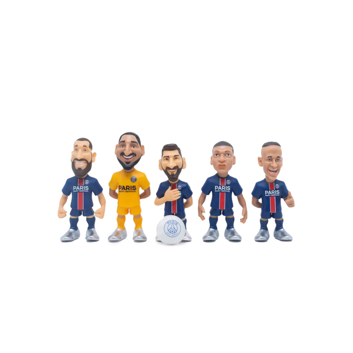 FOOTBALL - PSG - Pack de 5 Figurine Minix 7cm : : Figurine  Minix Football