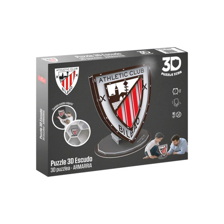 banbo-toys-puzzle-escudo-3d-athletic-club-de-bilbao-gris-0