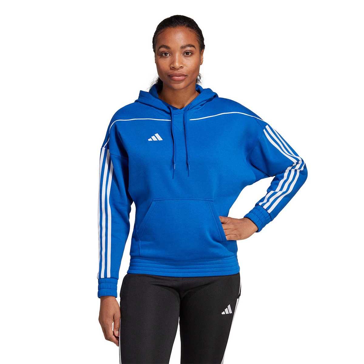 Sudadera azul adidas mujer on sale