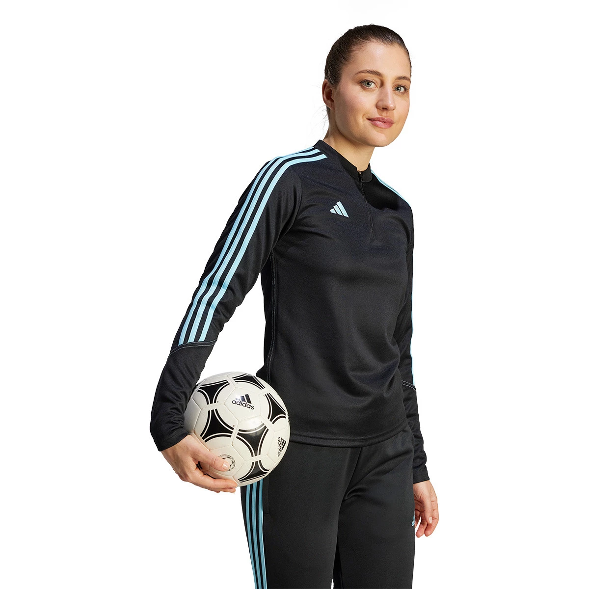 Sweatshirt adidas Tiro 23 Club Training Mujer Black Bliss Blue Futbol Emotion