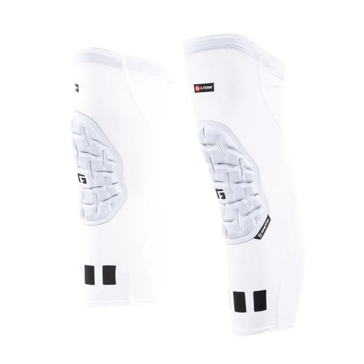 G-Form - Rodillera Pro Team Knee Sleeve, Unisex, White, M