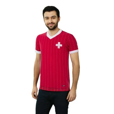 Switzerland 1982 Retro Football Shirt