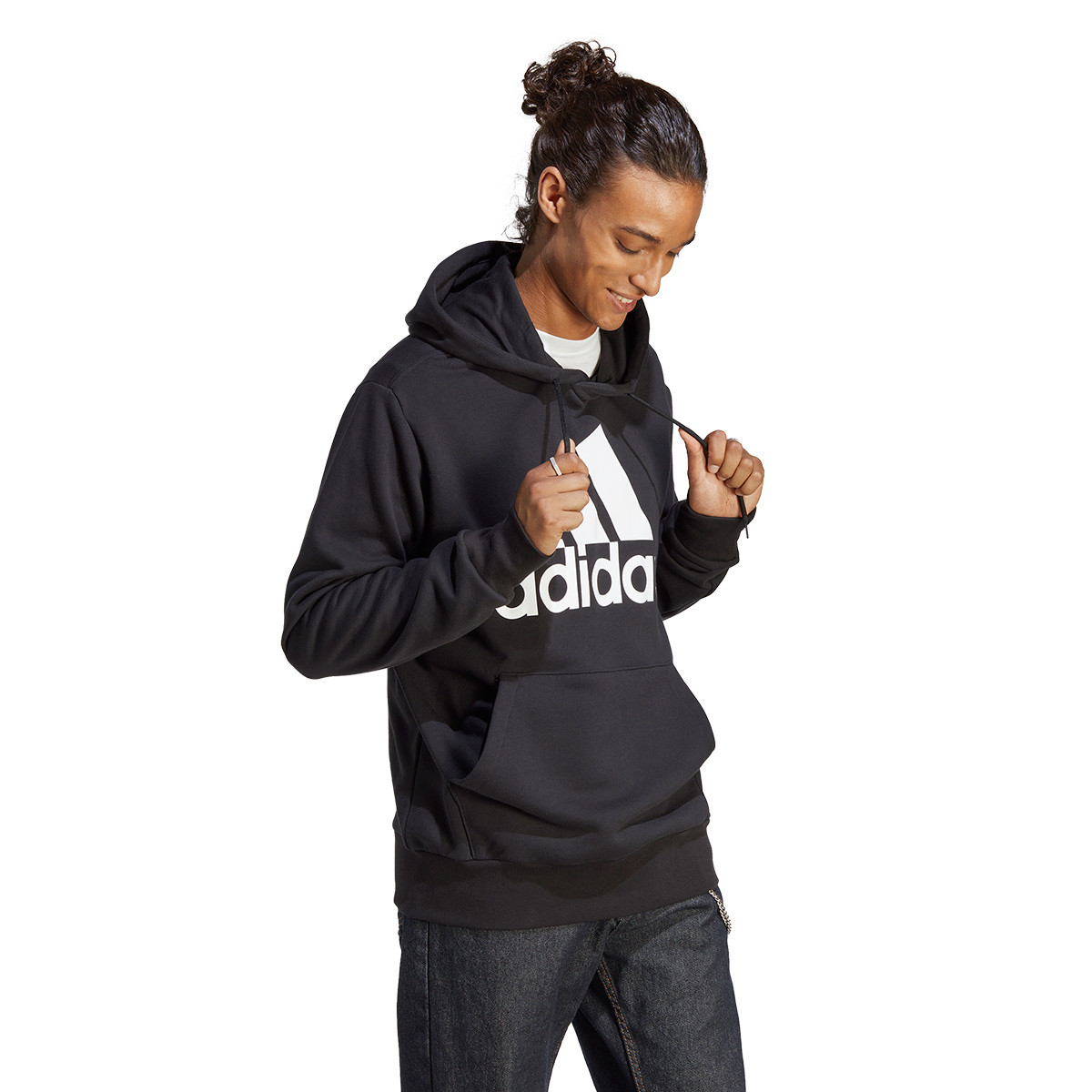 Desalentar Gracias Leonardoda Sweatshirt adidas Essentials Big Logo Hoodie Black-White - Fútbol Emotion