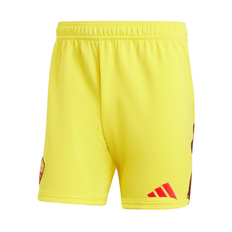 pantalon-corto-adidas-as-roma-primera-equipacion-portero-2023-2024-yellow-maroon-0