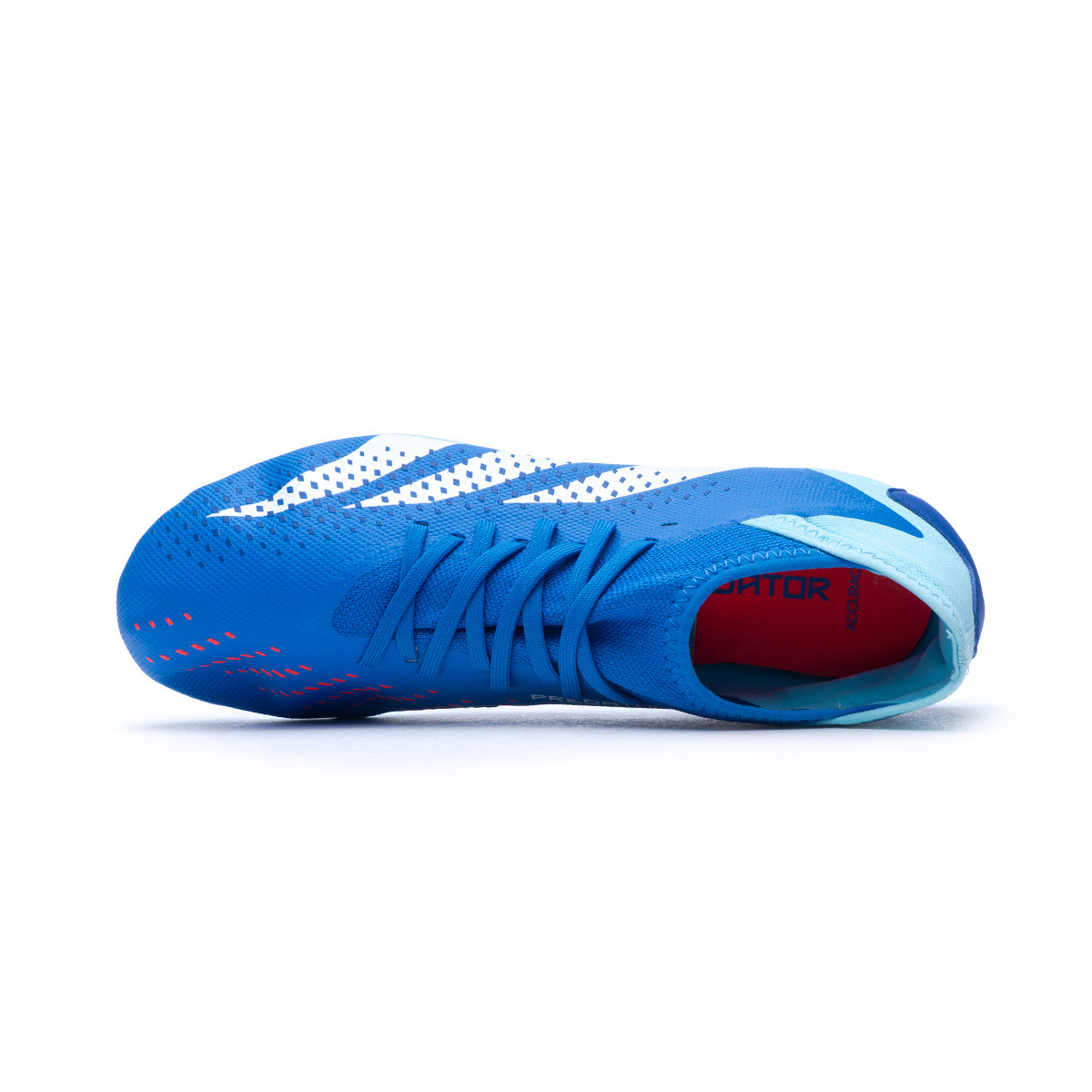 adidas Emotion Predator white-Bliss Bright Boots blue royal-Ftwr Fútbol Accuracy.3 FG - Football