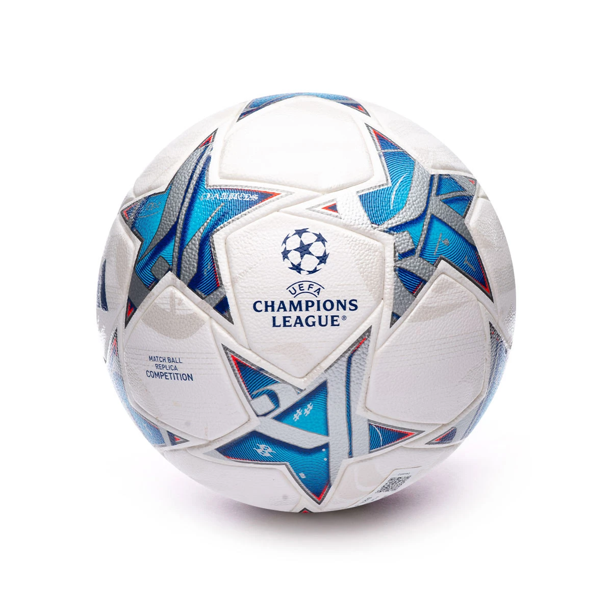 Balón adidas Champions League Pro Sala 2023-2024 White-Silver met-Bright  cyan-Shock purplel - Fútbol Emotion