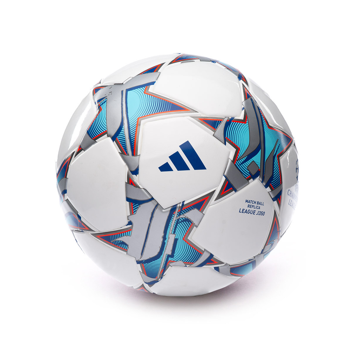 Ball adidas Colección Champions League 2023-2024 White-Bright Cyan