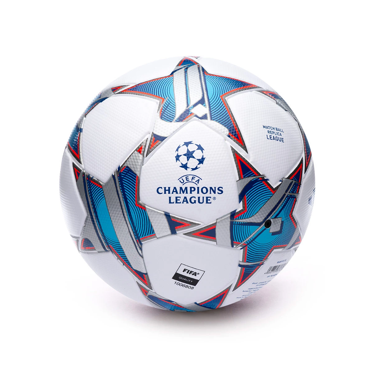 Balón adidas Champions League 2023-2024 Multicolor-Silver met-Bright  cyan-Shock - Fútbol Emotion