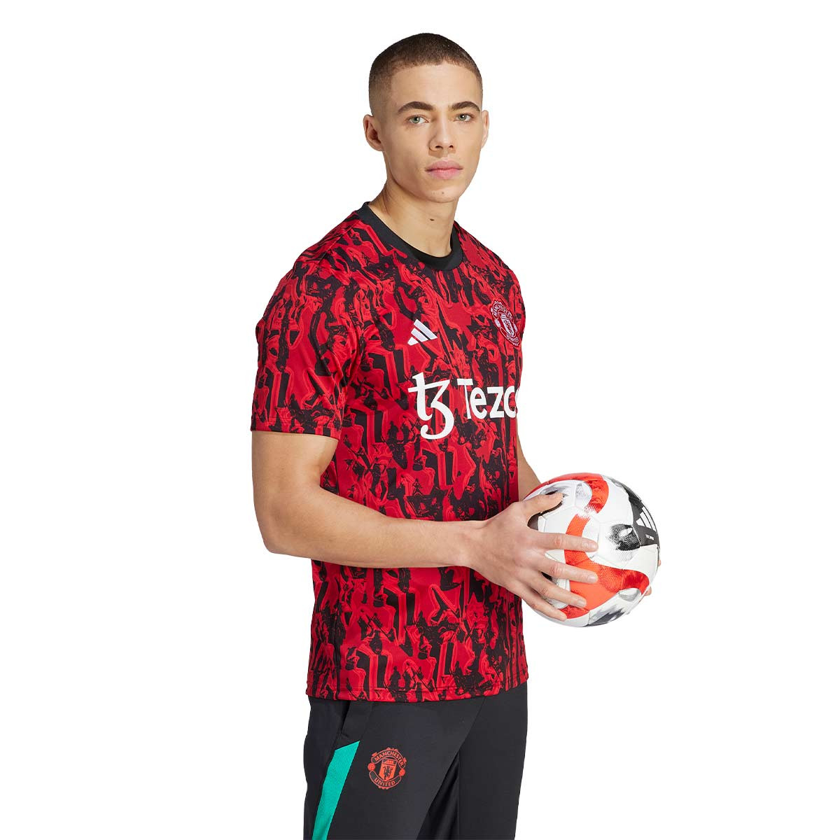 Jersey adidas Manchester United FC Pre-Match 2023-2024 Red-Black ...