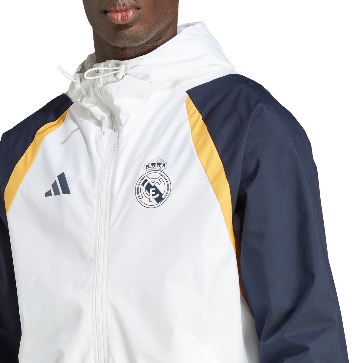 2023-2024 Real Madrid Anthem Jacket (White)