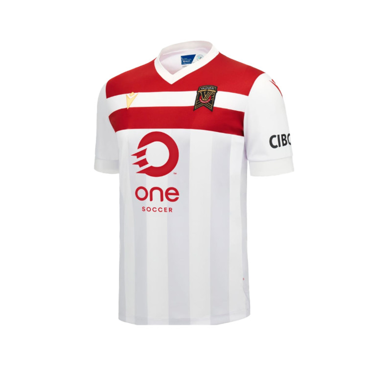 Jersey Macron Valour FC 2024-2025 Home White-Red - Fútbol Emotion