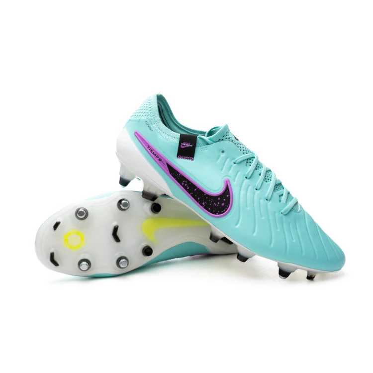 Zapatos de futbol Nike Tiempo Legend 10 Elite SG Pro AC Hyper Turq Black Fuchsia Dream Futbol Emotion