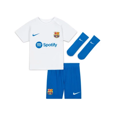 Conjunto FC Barcelona Segundo Equipamento 2023-2024 Bebé