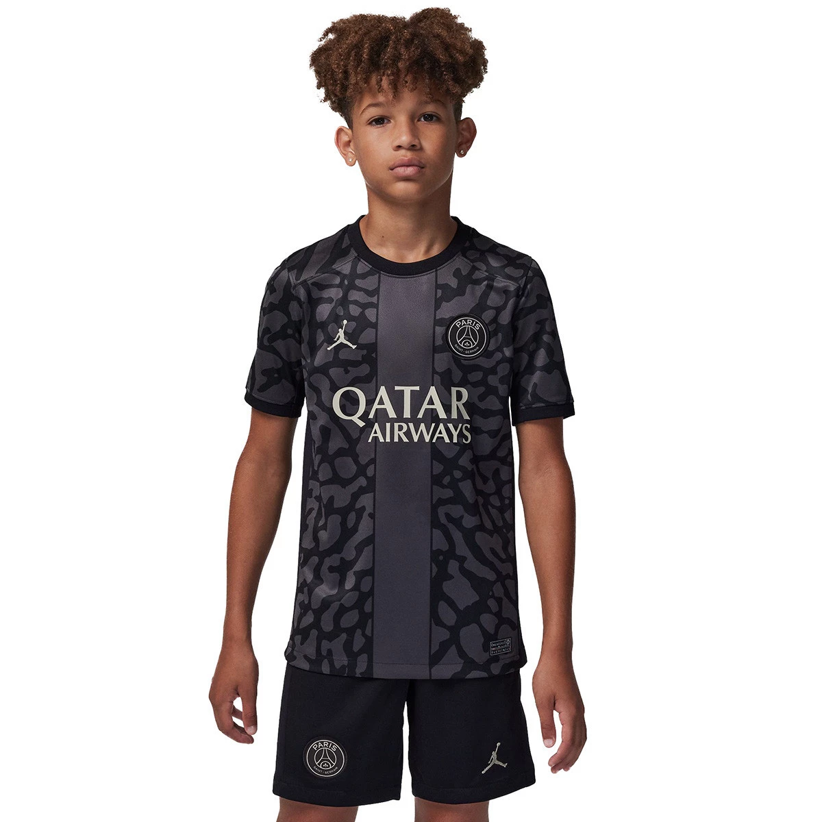 Camiseta Jordan Paris Saint-Germain x Jordan Tercera Equipación 2023-2024  Niño Anthracite-Black-Stone - Fútbol Emotion