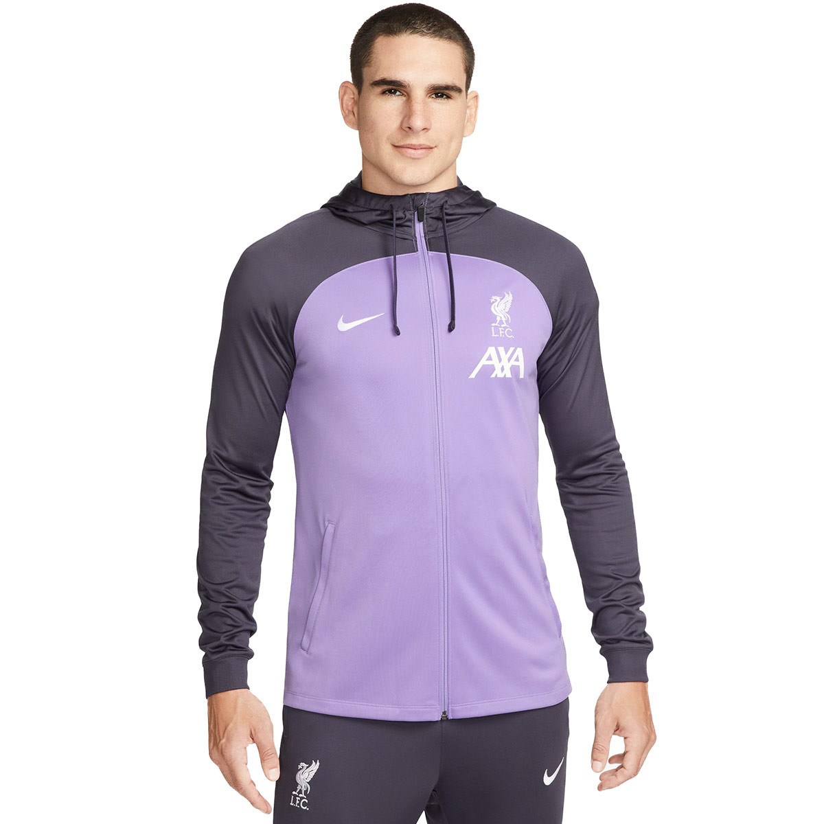 Chaqueta Nike Liverpool Fc Training 2023 2024 Space Purple Gridiron