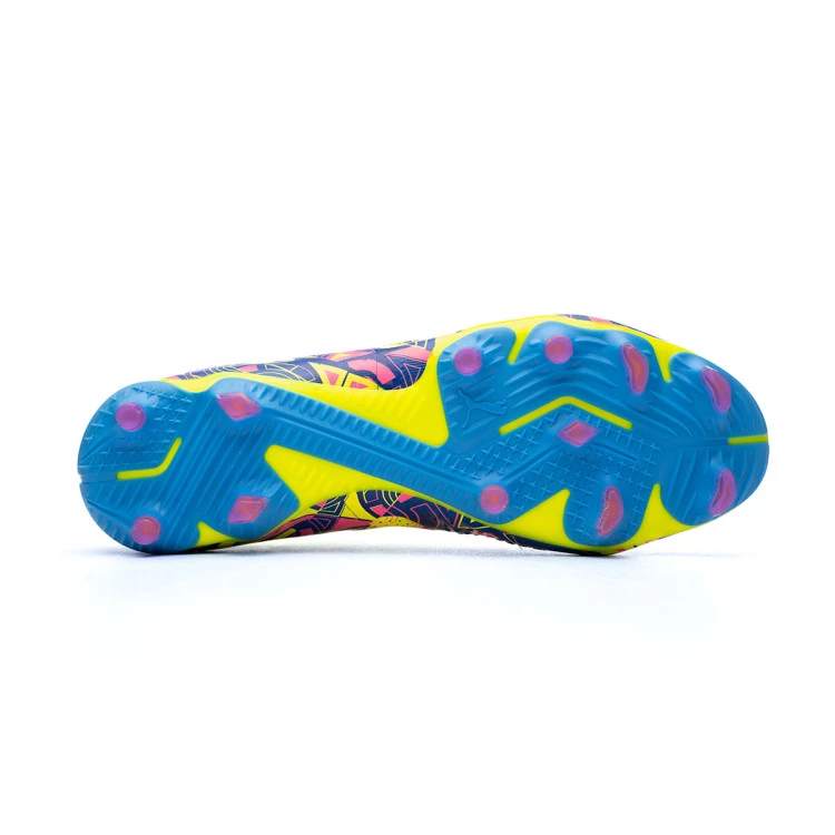 bota-puma-future-match-energy-fgag-ultra-blue-yellow-alert-luminous-pink-3