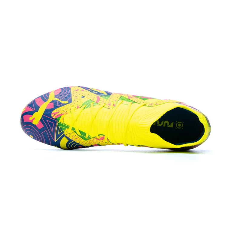 bota-puma-future-match-energy-fgag-ultra-blue-yellow-alert-luminous-pink-4