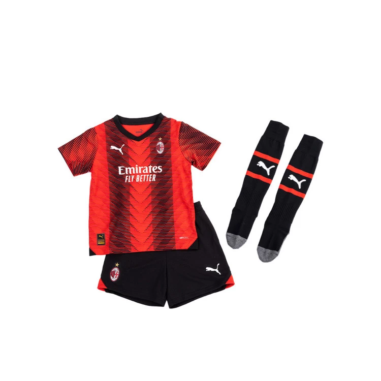 conjunto-puma-ac-milan-primera-equipacion-2023-2024-nino-for-all-time-red-puma-black-0