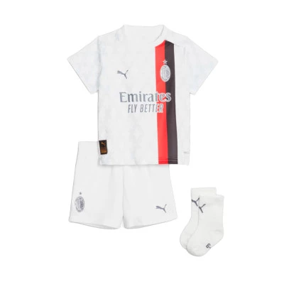 Conjunto AC Milan Segundo Equipamento 2023-2024 Bebé