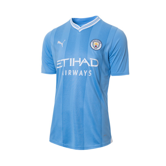 Camiseta Puma Manchester City Primera Equipación 20232024 Light Blue