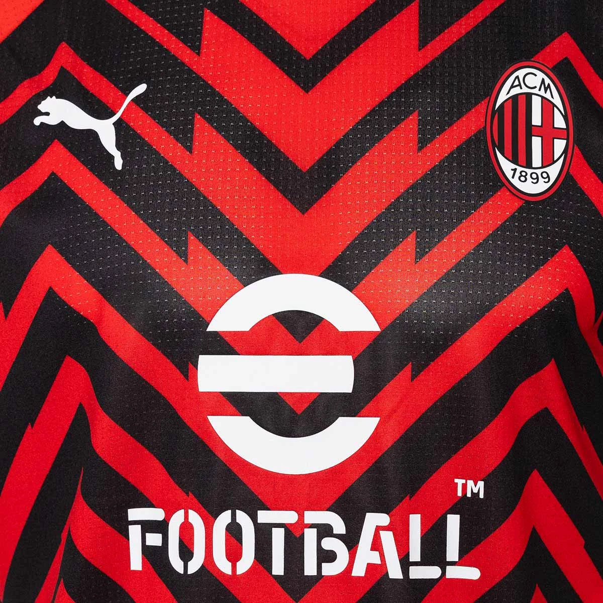 Jersey Puma Kids AC Milan Pre-Match 2023-2024 Black-For All Time Red -  Fútbol Emotion