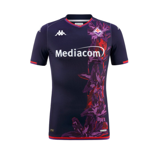 Maglia Kappa ACF Fiorentina Terza Divisa Authentic 2023-2024 Purple ...