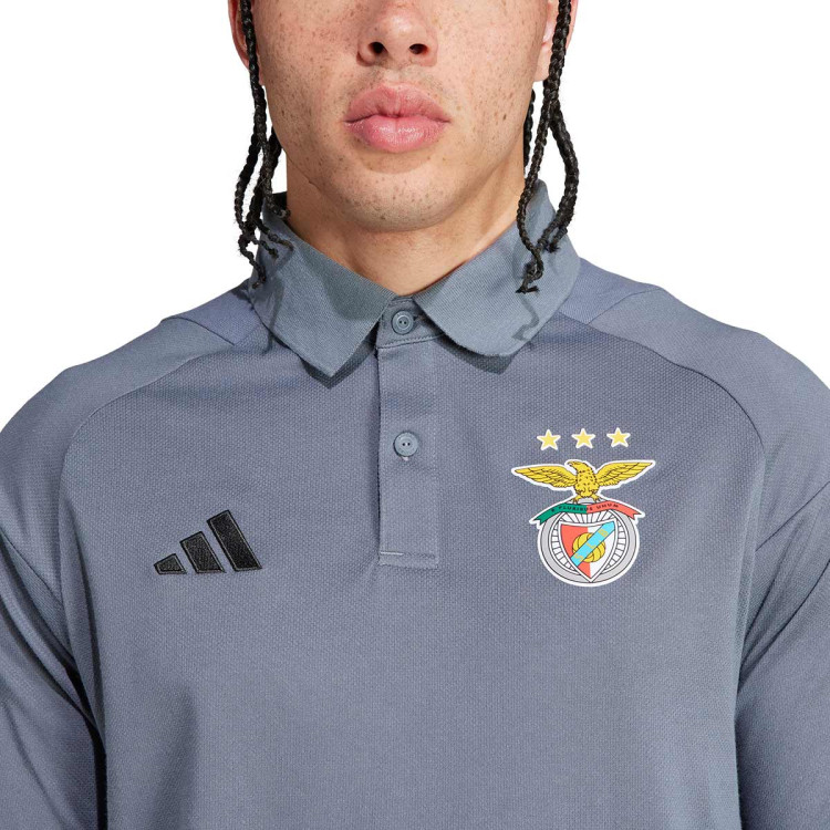 Polo shirt adidas SL Benfica Fanswear 2023-2024 Onix-Light Grey ...