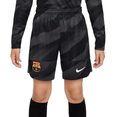 Kids FC Barcelona Goalkeeper Home Jersey 2023-2024 Shorts