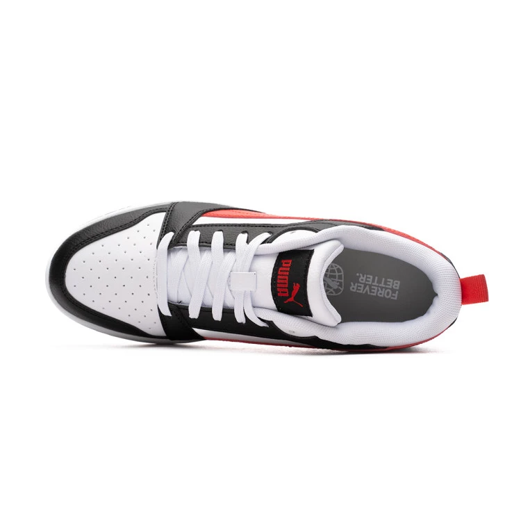 zapatilla-puma-rebound-v6-low-nino-white-for-all-time-red-black-4