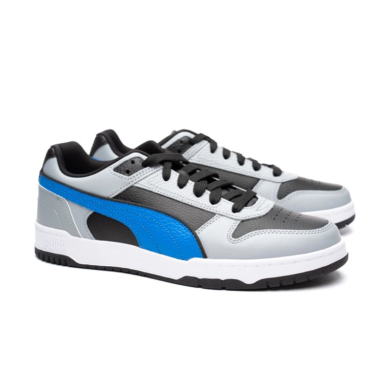 Trainers Puma Rbd Game Low Black Ultra Blue Cool Mid Gray Gold White Futbol Emotion