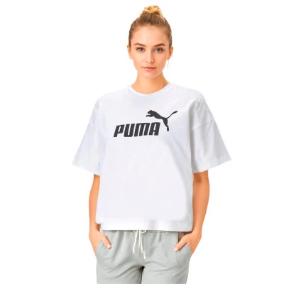 Essentials Cropped Logo Mujer Shirt