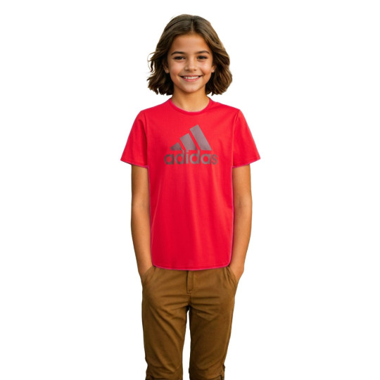 Jersey adidas Kids Big Logo Better Scarlet-Shadow Red - Fútbol Emotion