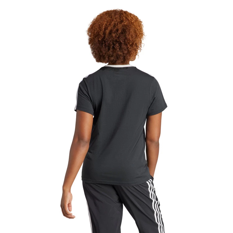 camiseta-adidas-3-stripes-mujer-black-white-2