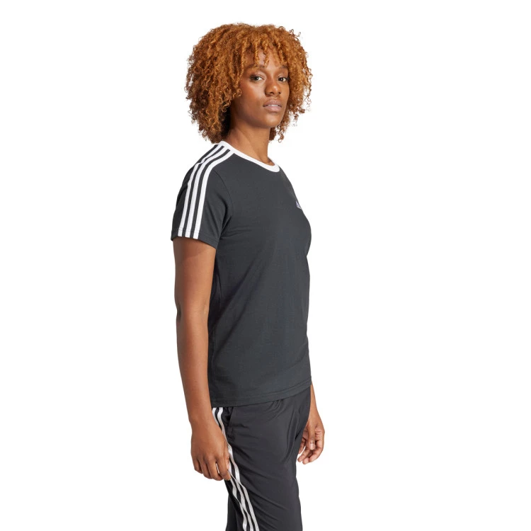 camiseta-adidas-3-stripes-mujer-black-white-3