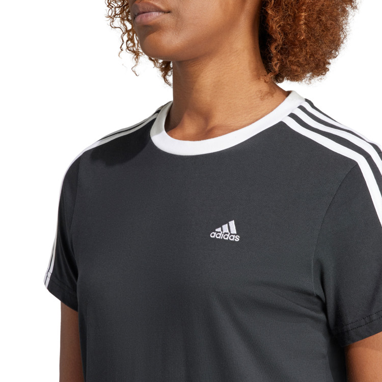 camiseta-adidas-3-stripes-mujer-black-white-4