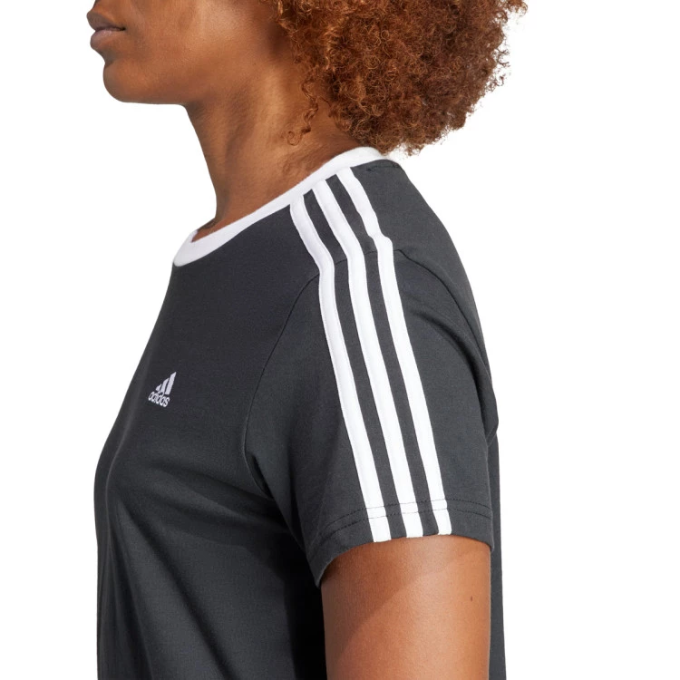 camiseta-adidas-3-stripes-mujer-black-white-5