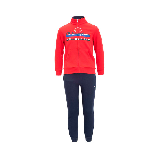 Tracksuit Champion Kids Sweatsuits Red Navy blue Futbol Emotion