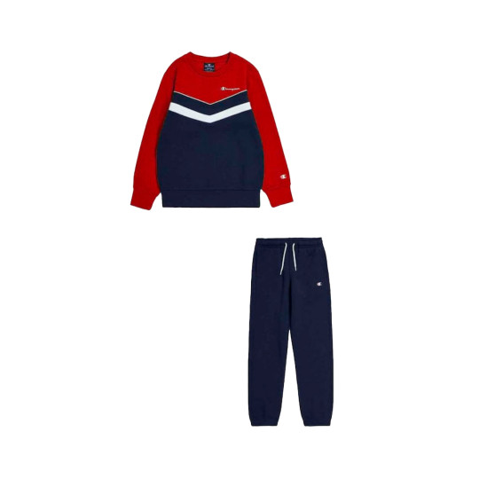 Tracksuit Champion Kids Sweatsuits Red-Black - Fútbol Emotion