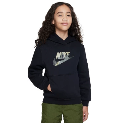 Sudadera Club Fleece HBR Hoodie Hoody Grx Niño