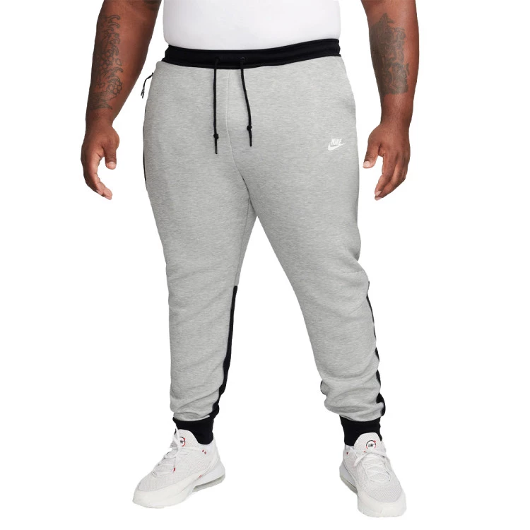 pantalon-largo-nike-sportswear-tech-fleece-jogger-grey-heather-black-white-0