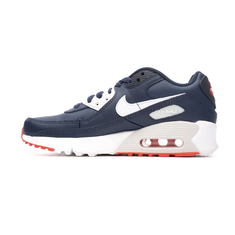 zapatilla-nike-air-max-90-ltr-nino-obsidian-white-midnight-navy-track-red-photon-2