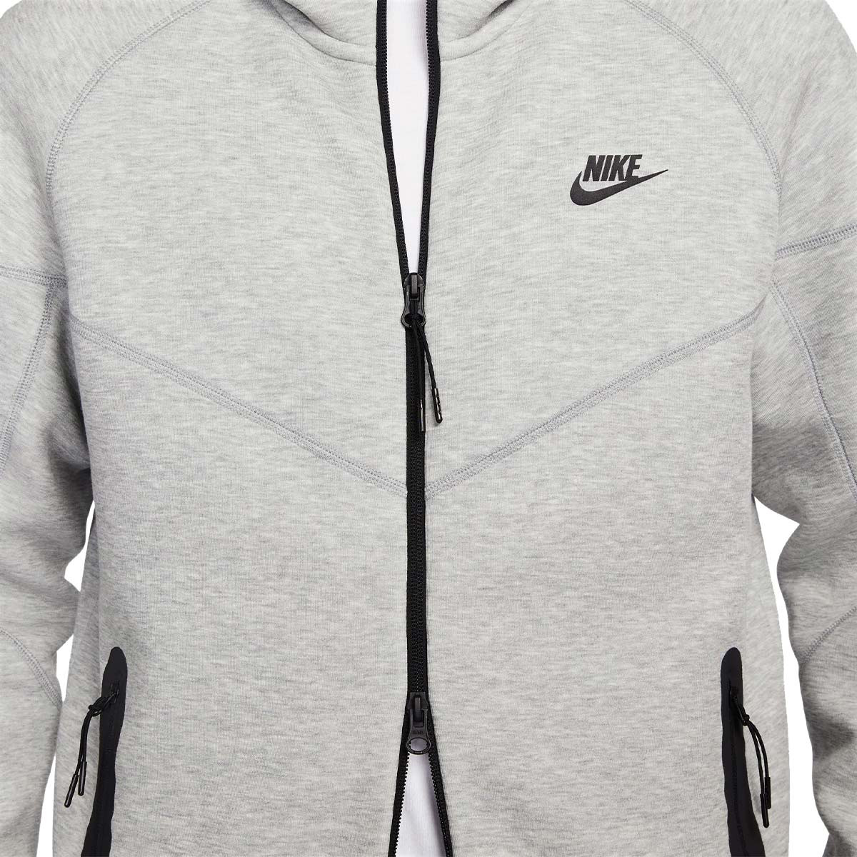 Veste Nike Enfants Sportswear Tech Fleece Grey Heather-Black-Black-White -  Fútbol Emotion