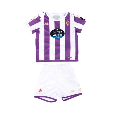 Conjunto Valladolid CF Primeiro Equipamento 2023-2024 Bebé