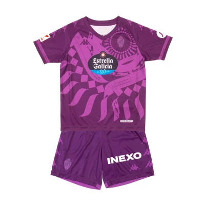 Komplet Valladolid CF Segunda Equipación 2023-2024 Niño