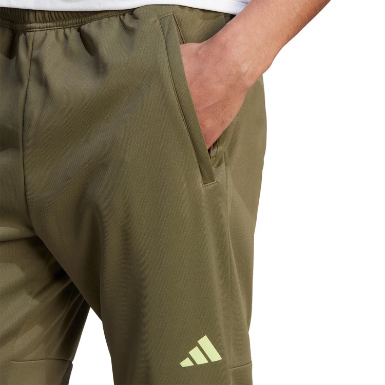 pantalon-largo-adidas-training-essentials-olive-strata-pulse-lime-2