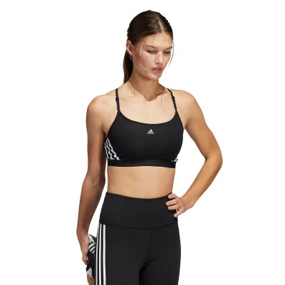 Brasier Aerorreact 3 Stripes Mujer